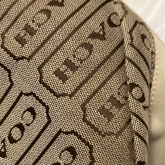 Coach purse - Tan, brown and cream satchel style coach F-1225 - Picture 14 of 16